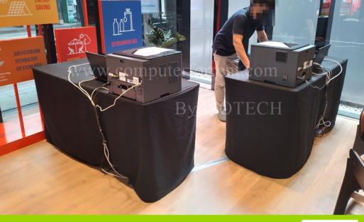 ติดตั้งเครื่องเช่าคอมพิวเตอร์ งานอนันดา ตุลาคม 2565